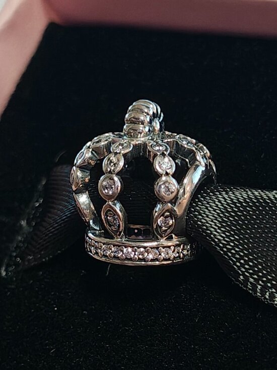 Pandora Jewelry - Authentic Pandora Fairytale Crown Charm 792058CZ Retired Sterling Silver Princes